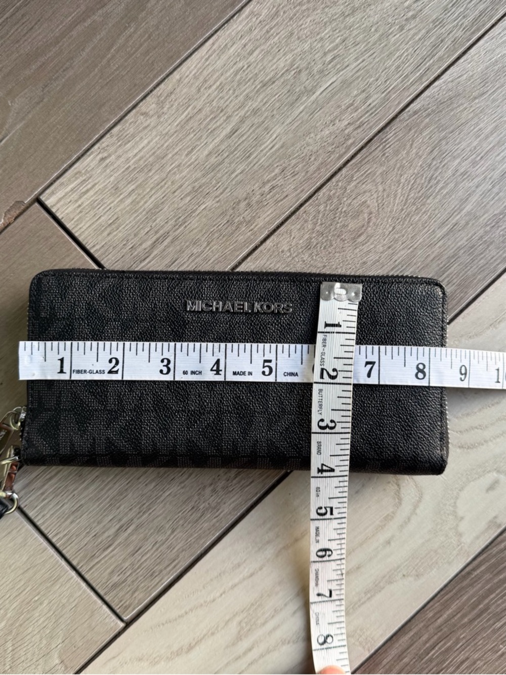 Michael Kors Jet Set Travel Large Signature Logo Continental Wallet - Picture 7 of 7